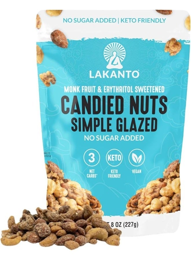 LAKANTO Lacanto, Candied Nuts, Simple Glazed, 8 oz (227 g) - Image 1